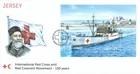 2013 Jersey Red Cross Ship SS Vega Arriving in Jersey First Day Cover
