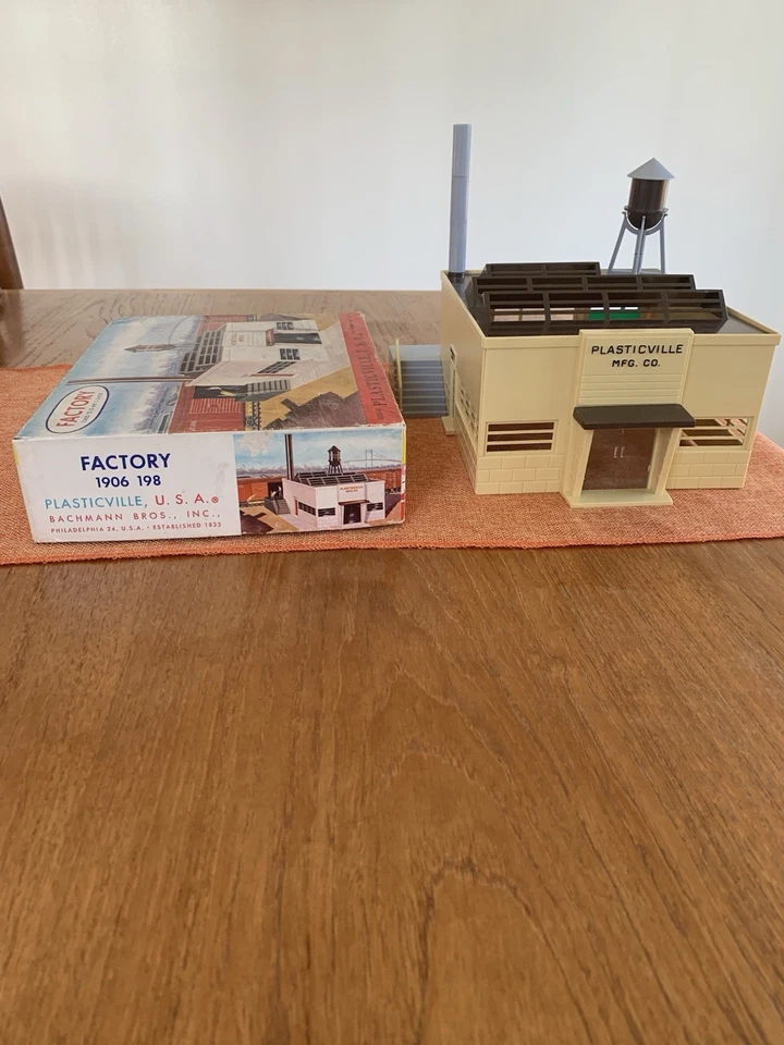 Plasticville Factory 1906-198 en caja calibre O&S Foto 2 de 4