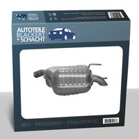 Auspuff Endtopf für Opel / Fiat Croma + Vectra C + GTS