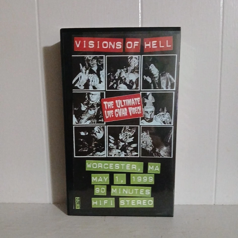 Gwar VHS Visions Of Hell Live Rock Punk Metal Concert Worcester MA 1999 - Image 2 of 3