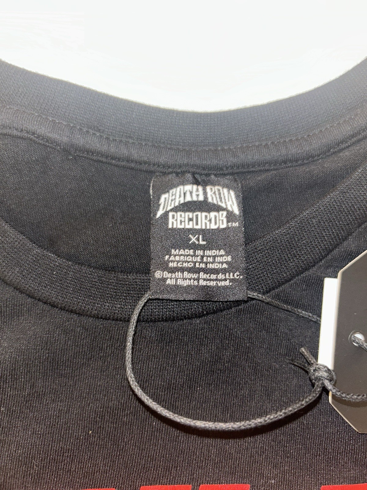 FILA T shirt Death Row Records nera taglia XL