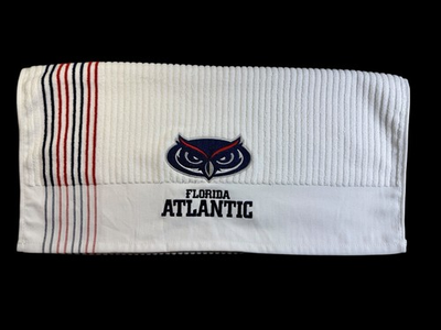 #ad Florida Atlantic University FAU Caddy Towel 2 Logos 44in x24 in Custom $40.00