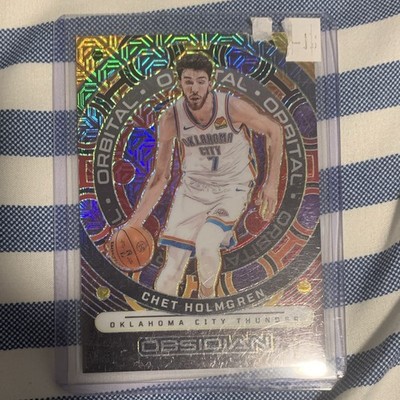 2023-24 Panini Obsidian Chet Holmgren Orbital /10 #14 OKC Thunder