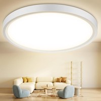 LED Deckenleuchte Flach Rund 30 Cm 12W 2600 Lm 4000K Neutralweiß IP54