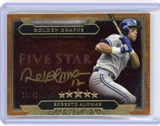 2020 Topps Five Star Golden Graphs Autograph #GG-RA Roberto Alomar 13/40