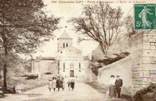 293....PORT D'ENVAUX. Eglise de St Saturnin