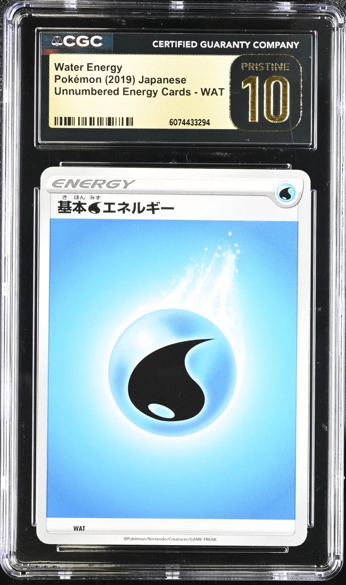 Energy Pokémon TCG Grade 10 Japanese Individual Collectible Card