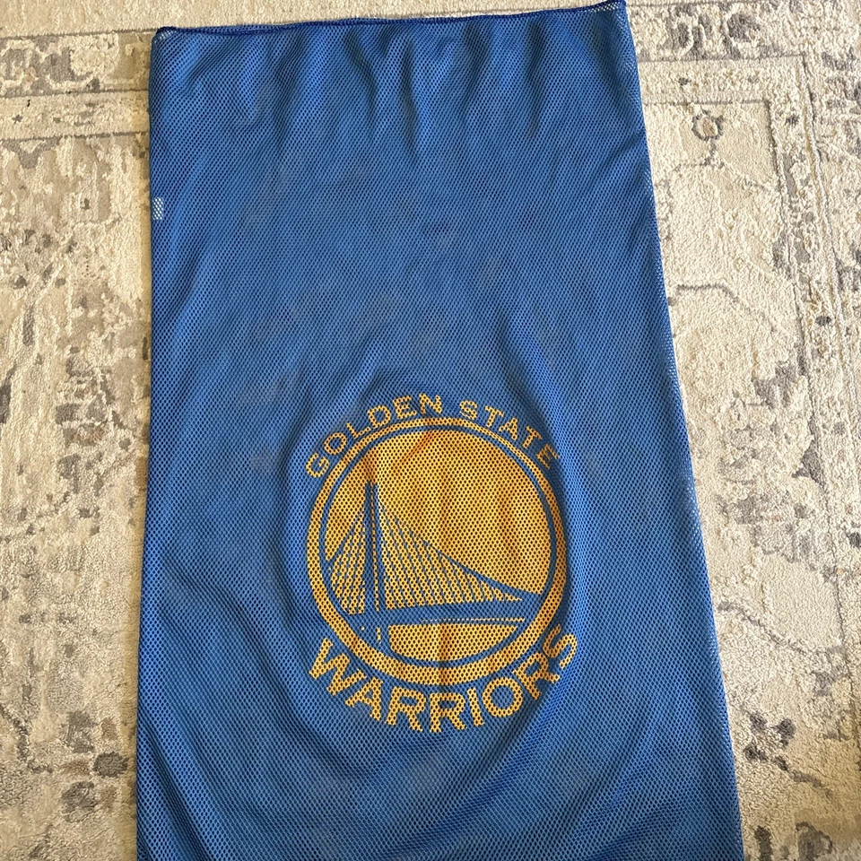 Bolsa de lavandería de malla usada Golden State Warriors edición NBA entrenador asistente Kris Weems Foto 2 de 4