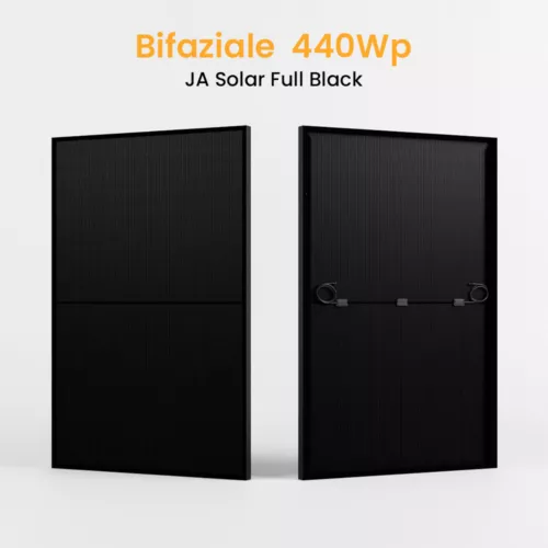 440Wp JA Solar Full Black Bifazial Glas-Glas Photovoltaik Solarmodul -JAM54D41