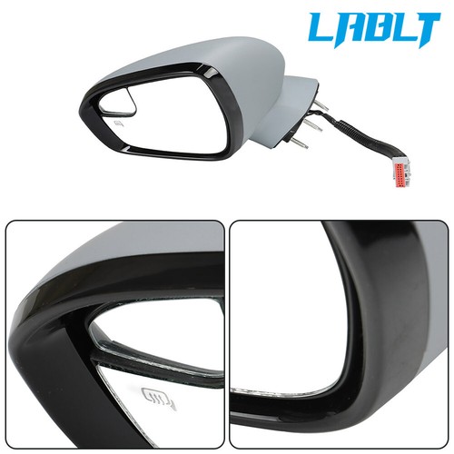 LABLT Left Side Manual Fold Paintable Power Mirror For Ford Fusion 2013-2014 - Picture 8 of 9