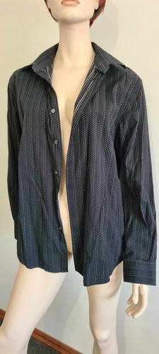 PERRY ELLIS men's Shirt Black SIZE L - Picture 10 of 10