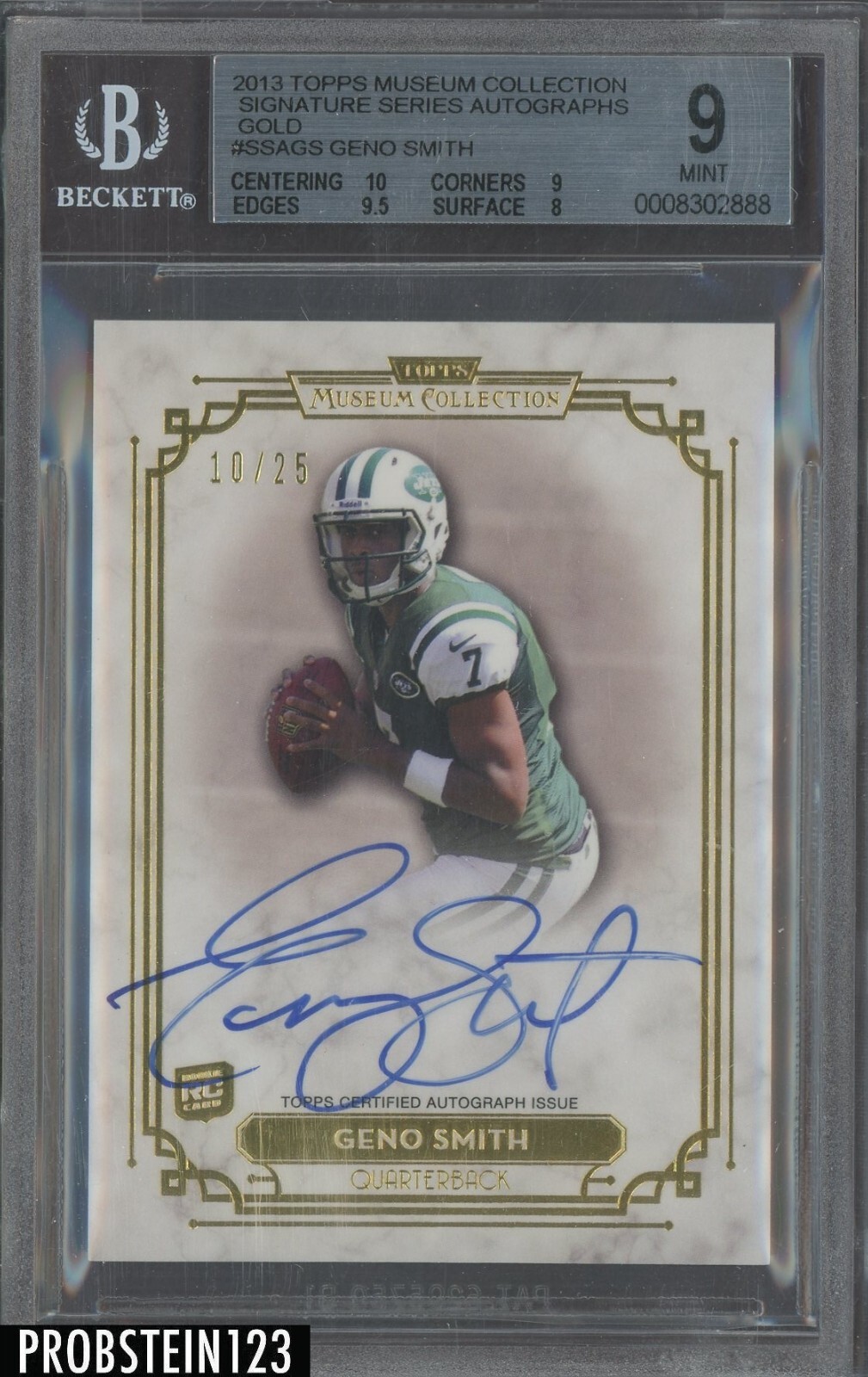 Geno Smith Topps Museum Collection Signature Series #SSAGS Base