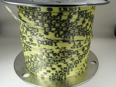 100ft Greenlee 3/8in made with kevlar woven polyaramid 1800# mule tape strappng 