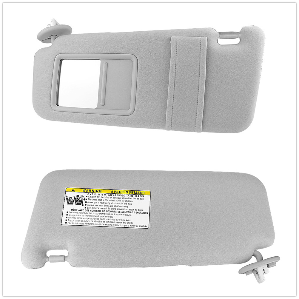 Pair Driver + Passenger SUN VISOR For TOYOTA 200916 VENZA W/ SUNROOF Light GRAY eBay