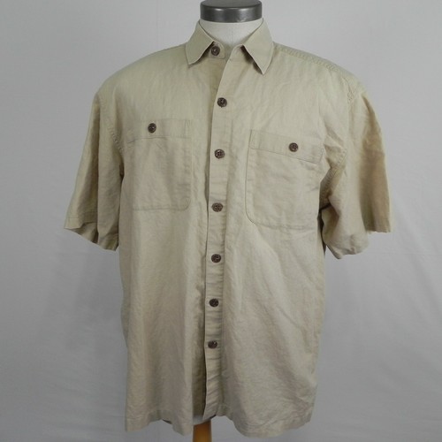Linen Blend Shirt Size 