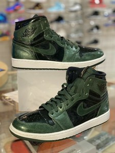Nike Air Men's Jordan 1 Retro High Anti Gravity Grove Green Patent  332550-300 | eBay