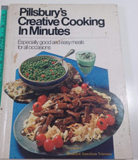 Pillsbury's Creative Cooking In Minutes  Vintage 1971  Hardcover Cookbook