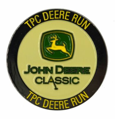 JOHN DEERE CLASSIC (TPC John Deere) LARGE Flat - LINE UP YOUR PUTT - Ball MARKER