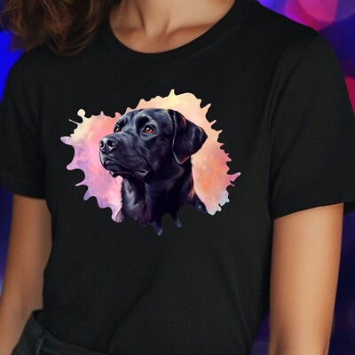 Frauen T-Shirt Labrador Motiv Baumwolle Größe S bis 3XL