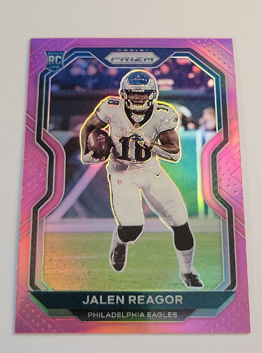 2020 Panini Prizm Pink Jalen Reagor #342 Rookie RC Eagles +Free card