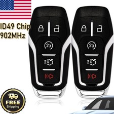 2 For 2015 2016 2017 Ford Edge Explorer Mustang Smart Car Remote Control Key Fob 2 For 2015 2016 2017 Ford Edge Explorer Mustang Smart Car Remote Control Key Fob