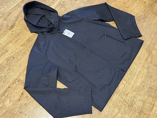 Y-3 CLASSIC REFINED WOOL STRECH HOODED WINDBREAKER MEDIUM GREY OVERSIZED RRP£300 - Picture 7 of 10