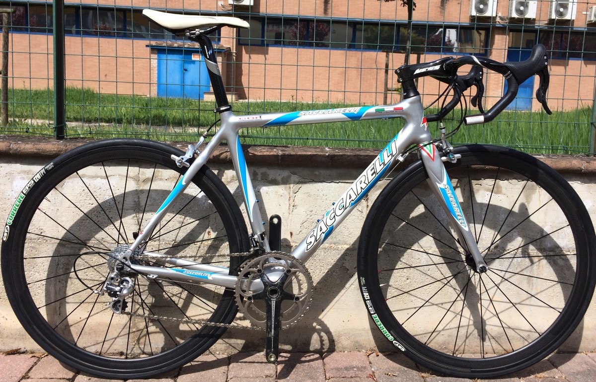 Correre Bici O Corsa Bici Corsa Carbonio Saccarelli CRF1 - Main Image