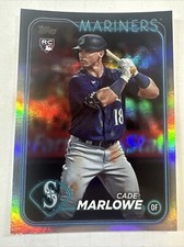2024 Topps Series 1 CADE MARLOWE Mariners rc #286 Silver Rainbow Foil