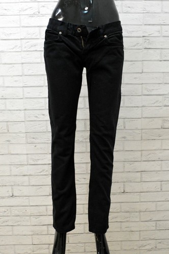 Jeans Donna Dondup Kent Taglia 38 Pantalone Pants Pantalon Cotone Nero Usato  | eBay