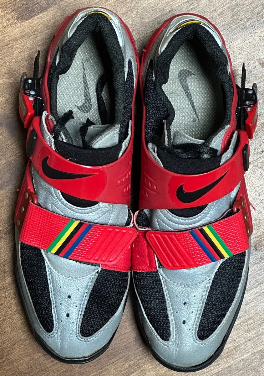 NIKE ACG CYCLING MOUNTAIN BIKE MENS SHOES w/SHIMANO Bindings SZ 8-Made in  Italy