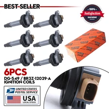 6x DG549 Engine Ignition Coil Direct Fit for Ford Lincoln 3.5L Ecoboost UF646