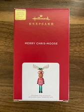 2021 Hallmark MERRY CHRIS-MOOSE Keepsake Ornament 4.25" SPECIAL EDITION