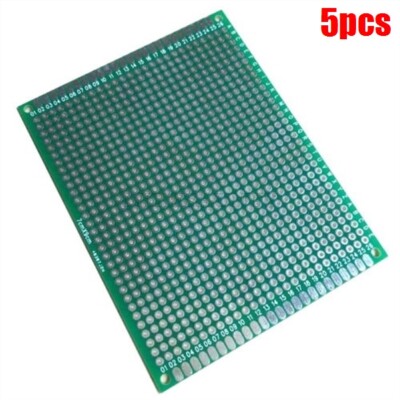5Pcs Protoboard Circuit Universal Board 7CMX9CM L Prototype Pcb Double Side I gv