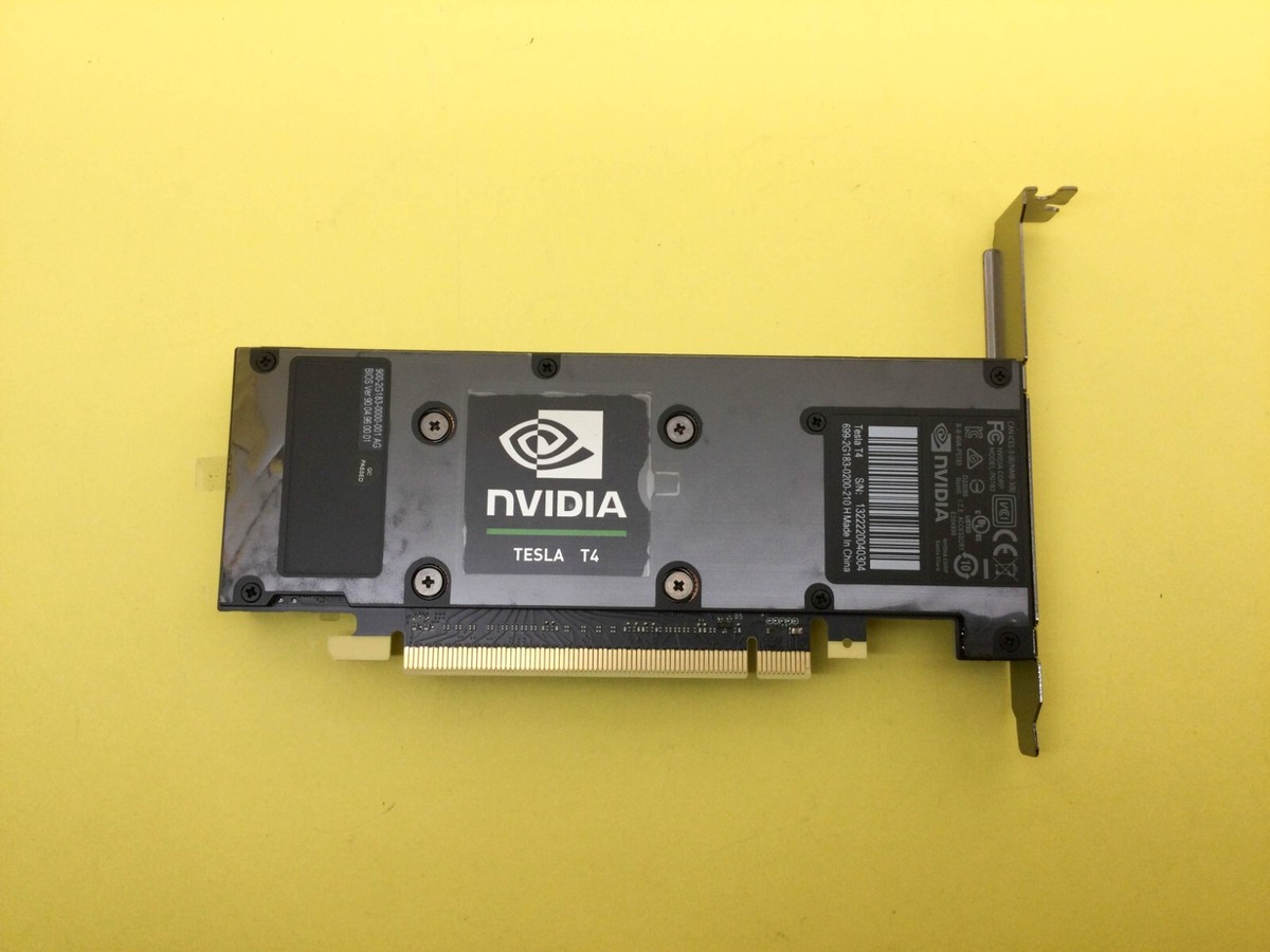 NVIDIA Tesla T4 16GB GDDR6 PCIE 3.0 x16 GPU Graphics Accelerator