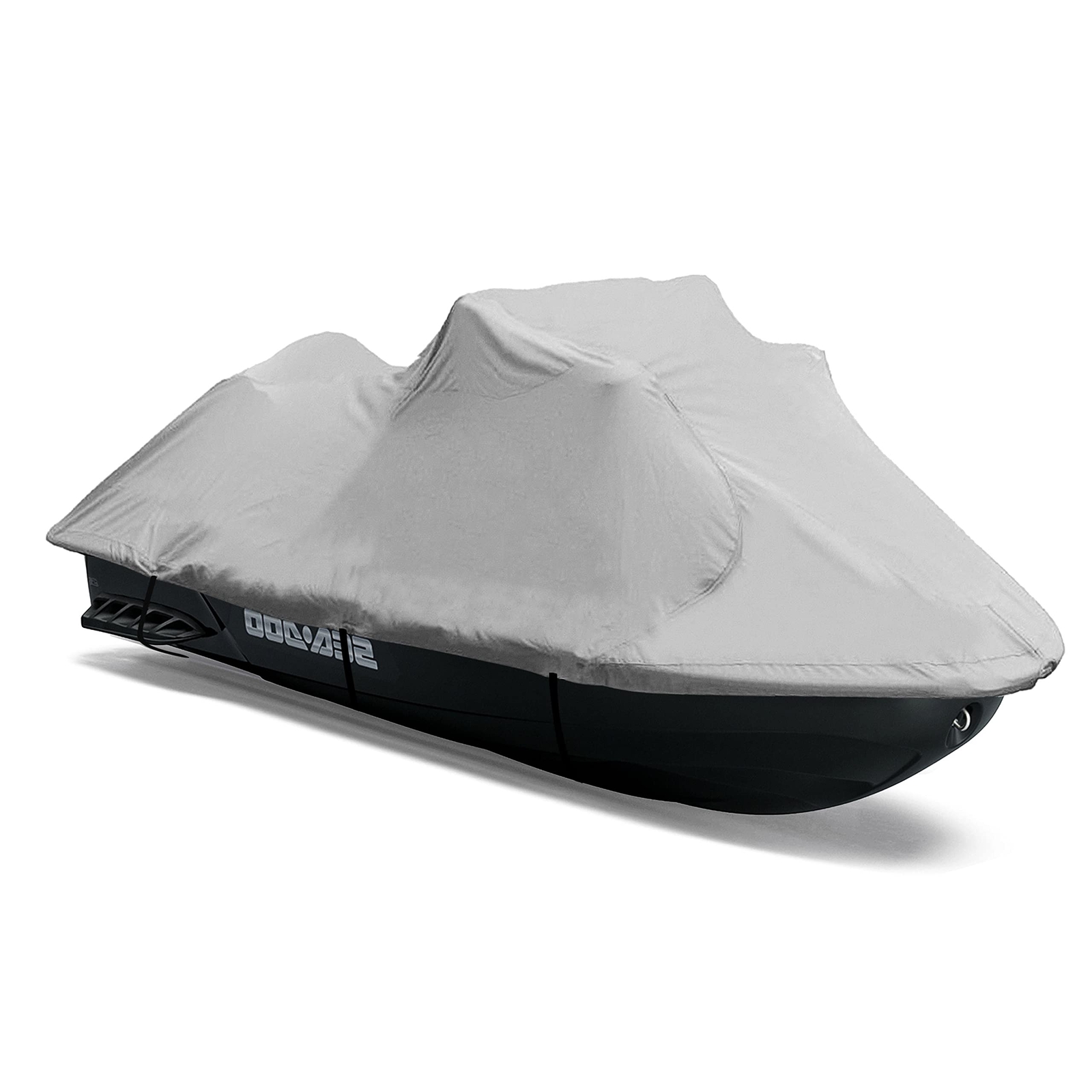 Heavy Duty Jetski Storage Cover 118” to 126” Marine Grade Boat Cover with Rear