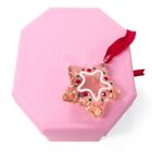 Swarovski Holiday Cheers Gingerbread Star Ornament Golden #5627610 New Box $95