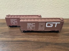 Lot of 2 Athearn HO Scale Grand Trunk Western (GT) 40’ Box Cars