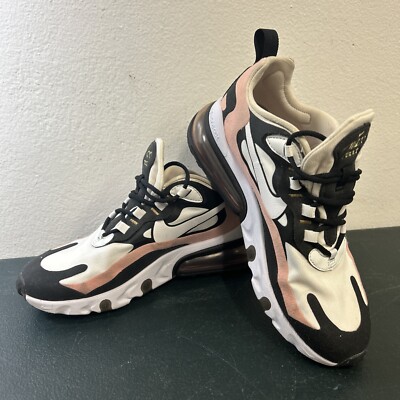 NIKE Air Max 270 React White Pink Black Sneakers US 7