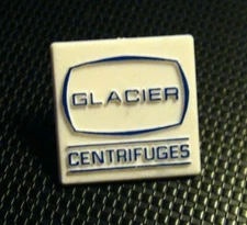 Glacier Centrifuges Lapel Pin - Vintage Science Laboratory Scientific Badge Pin