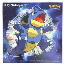 Pokemon Collect 'em Stick-Ups Nidoqueen #31 Large 4” Sticker Priss Prints