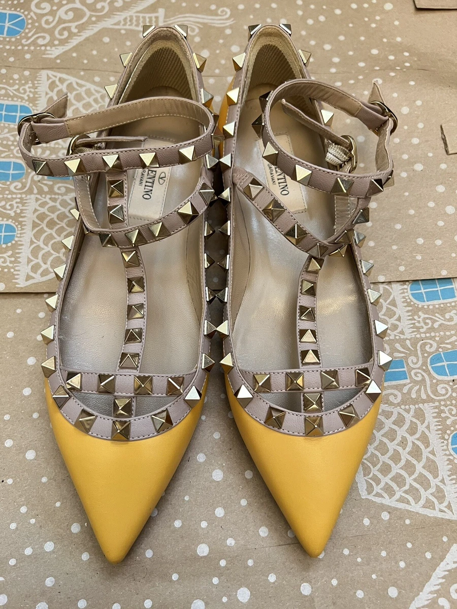 Valentino rockstud sale flats sizing