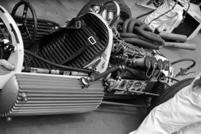 Eddie Sachs DVS Inc-entered Halibrand Ford Indy Car 1964 Racing 4x6 Photo