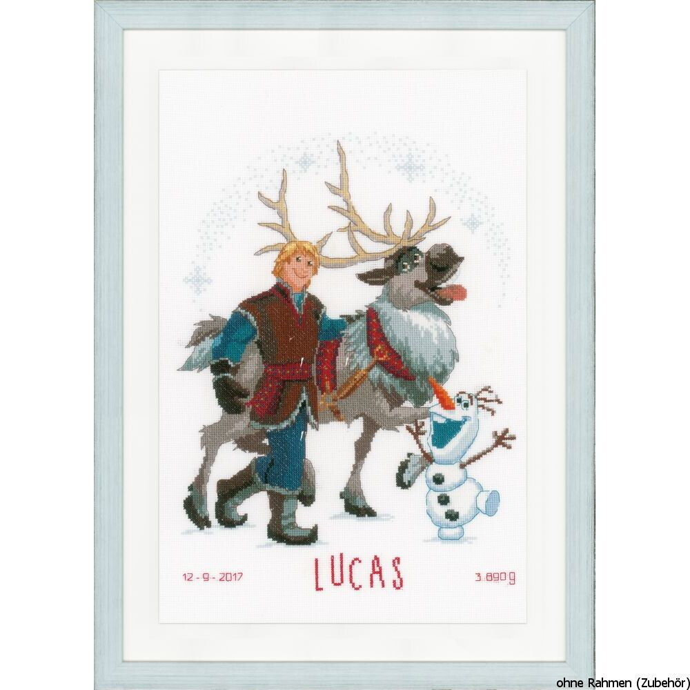 Vervaco Counted cross stitch kit Disney Always adventure, DIY