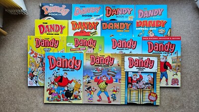 Restposten 14 Dandy Annuals 1978-2025.  Mehrheit in sehr gutem/ungelesenem Zustand.