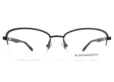 BCBGMAXAZRIA Brillenfassung VINCENZA CHESTNUT Katzenauge Halbrahmen 52-17-130