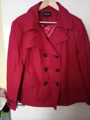 Ladies Short Pink Coat Size 18 By Debenhams Collection BNWOT