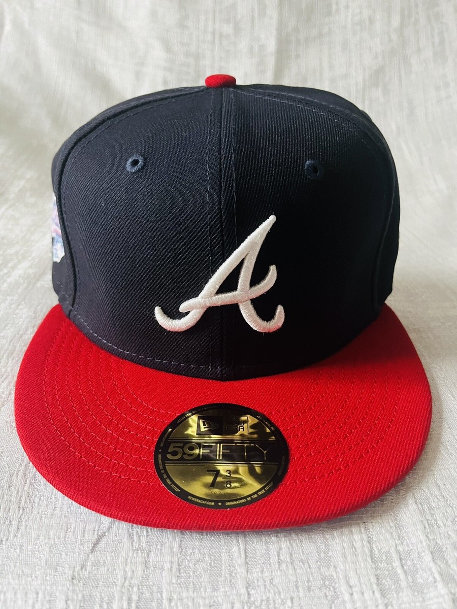 New Era Atlanta Braves World Series Patch Purple UV 59Fifty