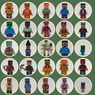 Lego Minecraft - Minifiguren und Waffen zur Auswahl 1