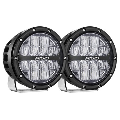 Rigid Industries 6'' 360 Series Off Road Light Drive Beam RGBW Backlight Pair