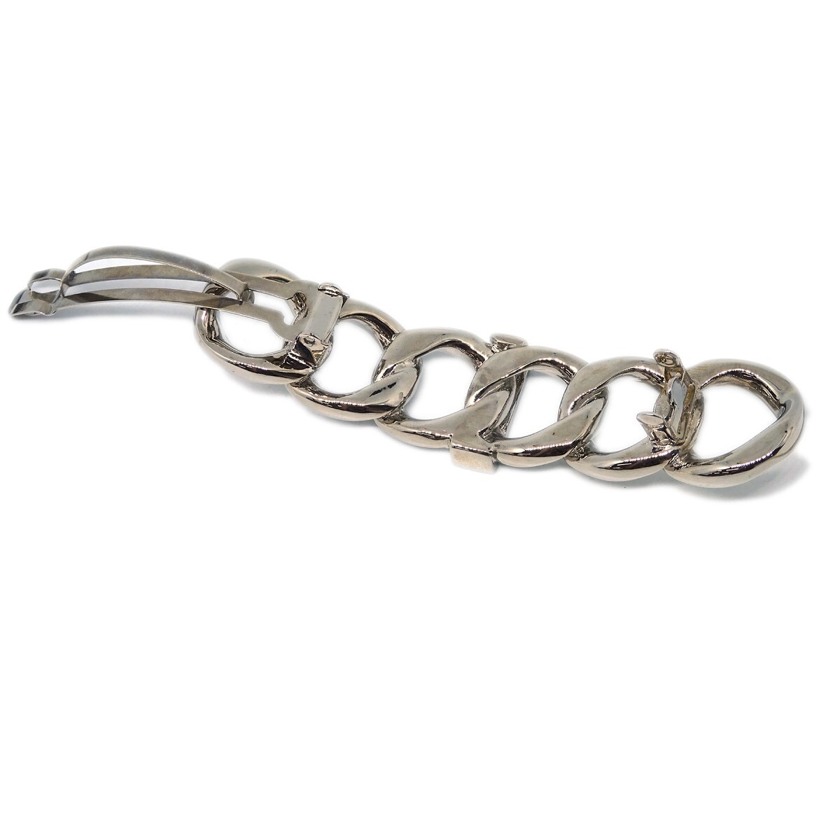 Chanel Hair Clip Hairpin Barrette Silver 98A 115088 | eBay